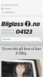 Mobile Screenshot of bilglass1.no